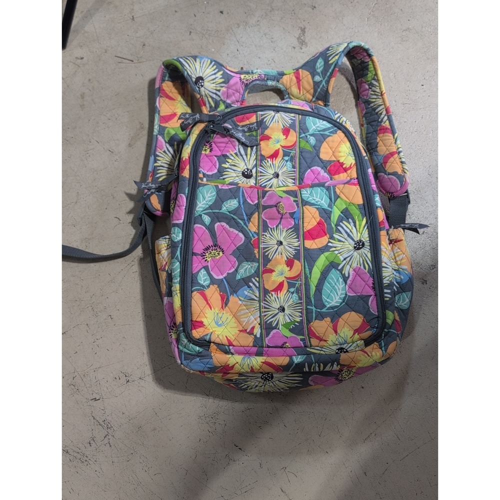 Vera Bradley backpack in Jazzy Blooms pattern Book Bag Diaper Bag